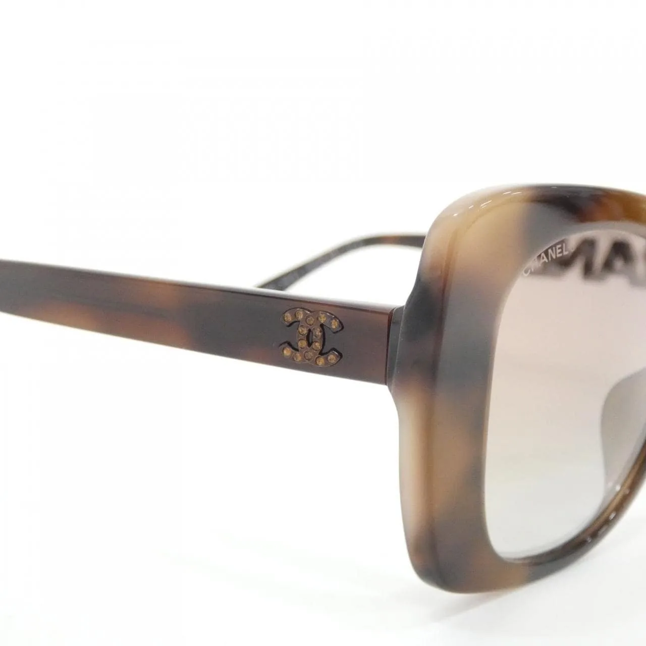 CHANEL 5422 B A Sunglasses 黑色 中古品A - 縮圖 5
