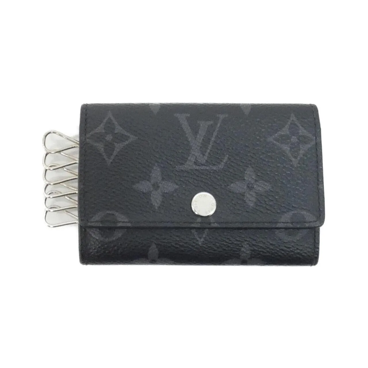 LOUIS VUITTON Eclipse M82603 Key Case Monogram Black