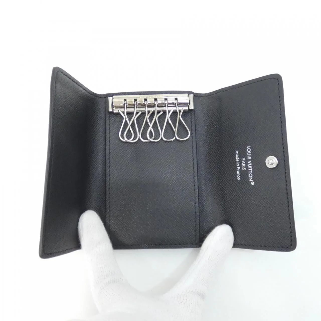 LOUIS VUITTON Eclipse M82603 Key Case Monogram Black Monogram Rank A - Thumbnail 5