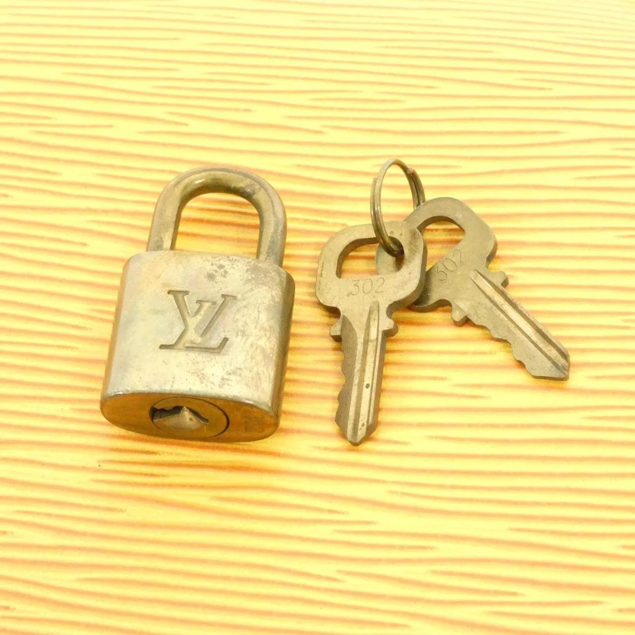 LOUIS VUITTON Speedy M43019+J00279 波士頓包 Epi 黃色 Epi 中古品A - 縮圖 7