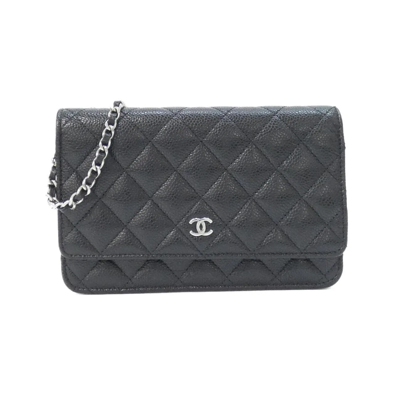 CHANEL Timeless Classic AP0250 Wallet Grained Calfskin Black
