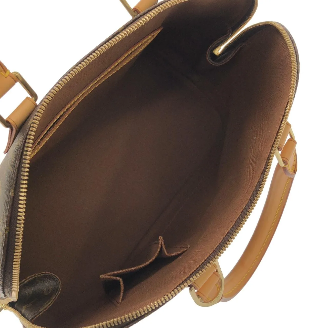 LOUIS VUITTON Alma M51130 Handbag Monogram 黑色 Monogram 中古品A - 縮圖 6