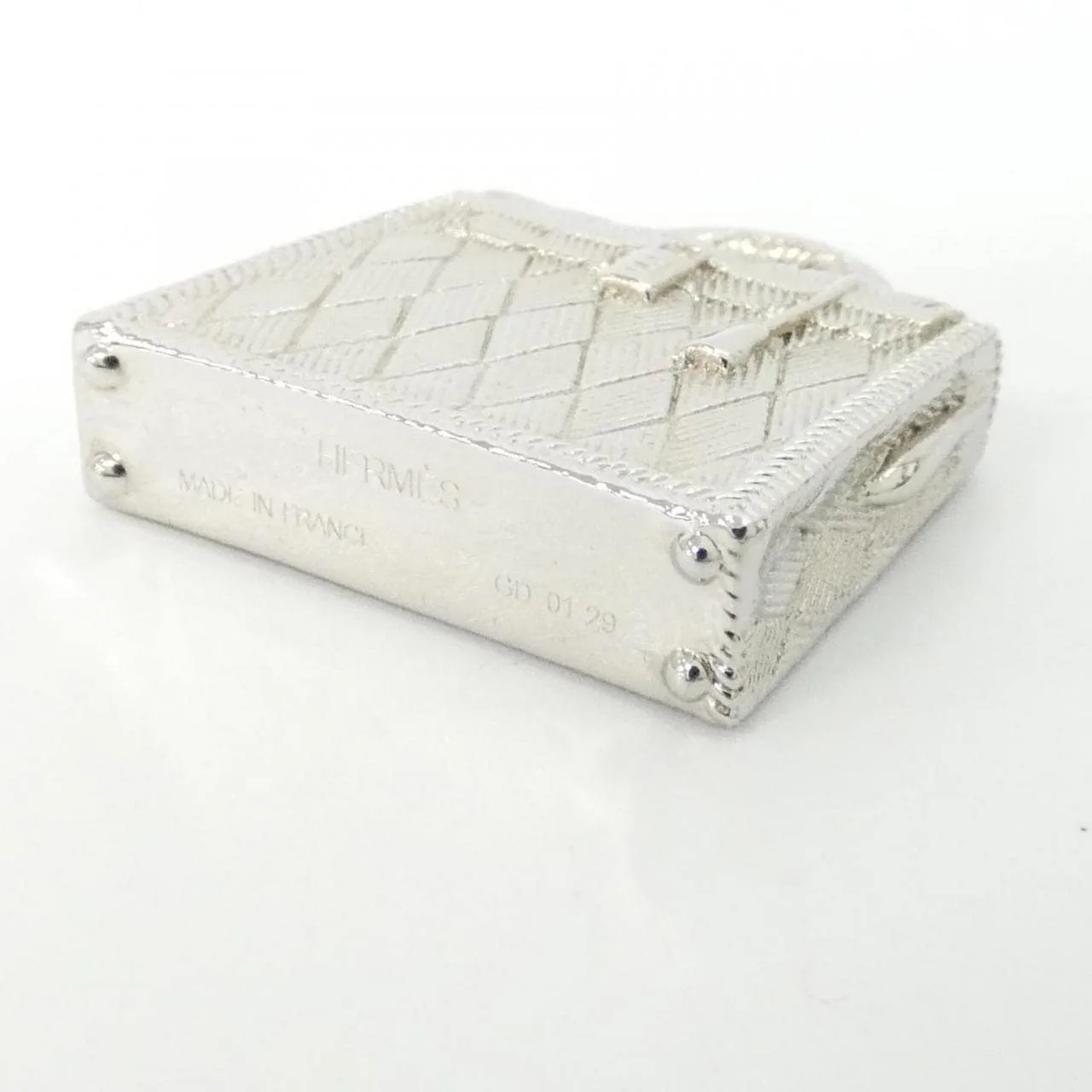 HERMES Kelly 071663FP Accessories Silver Rank A - Thumbnail 4