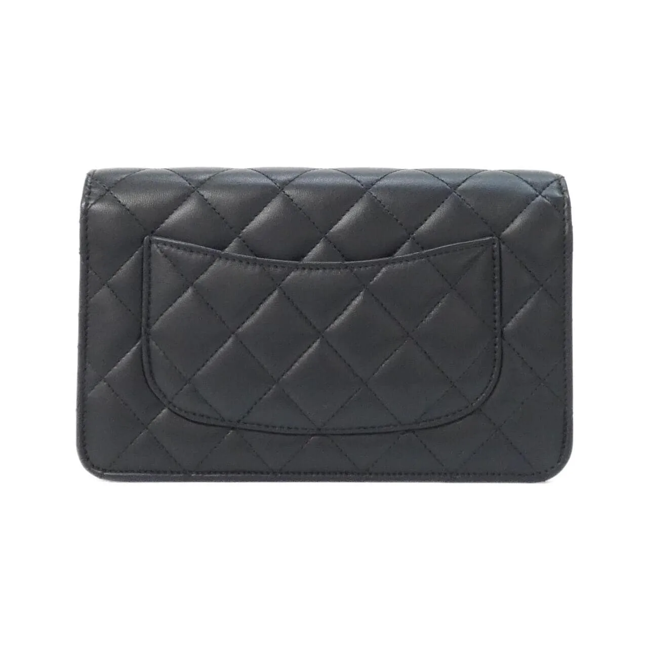 CHANEL AP4241 Wallet Lambskin Black Lambskin Rank A - Thumbnail 2