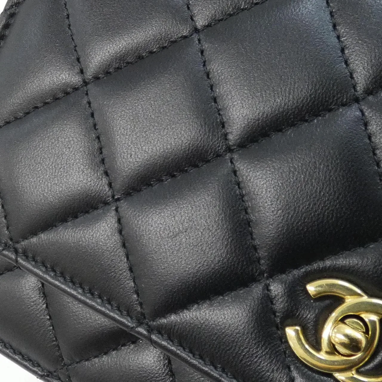 CHANEL AP4241 Wallet Lambskin Black Lambskin Rank A - Thumbnail 4
