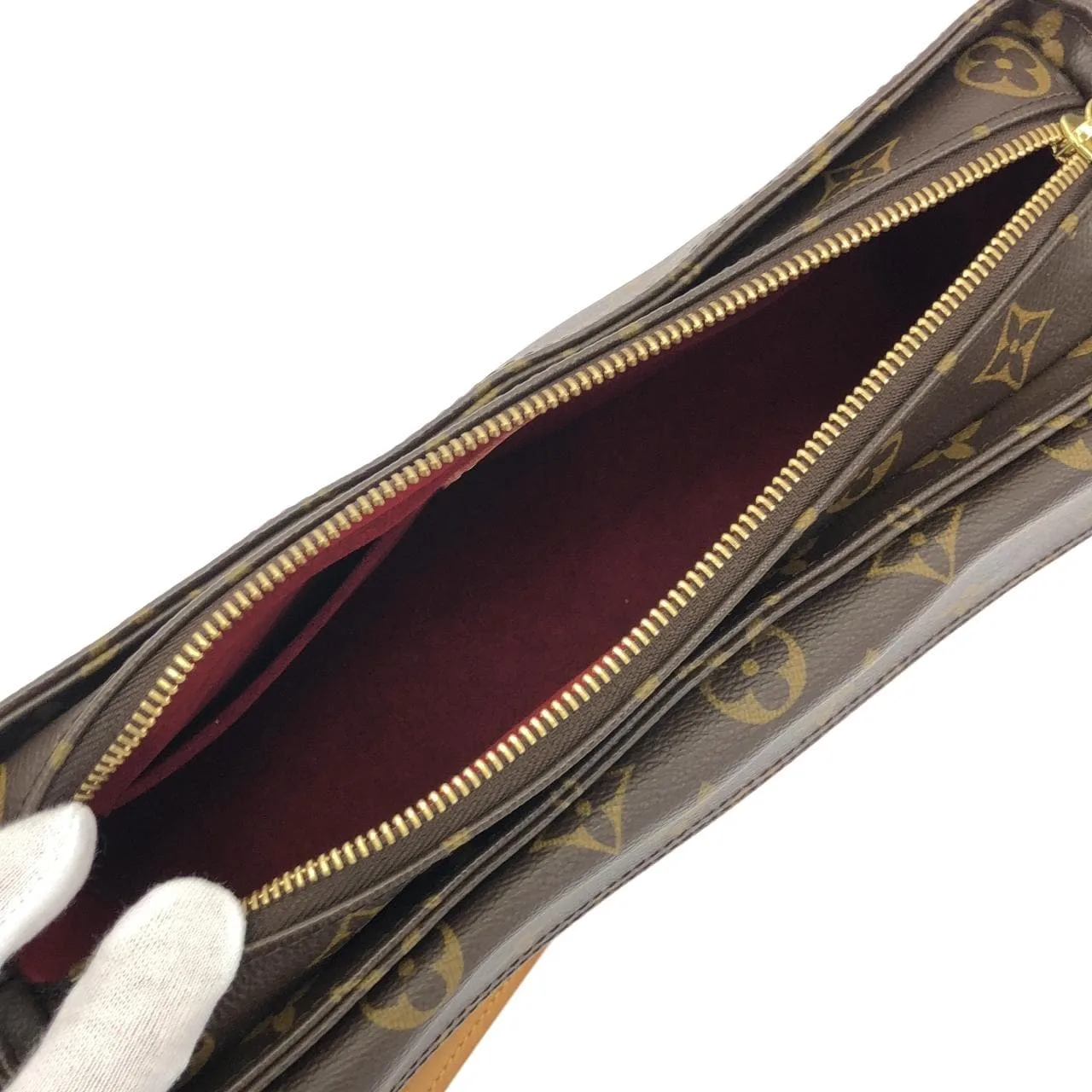 LOUIS VUITTON Viva Cité M51164 Shoulder Monogram 黑色 Monogram 中古品A - 縮圖 6