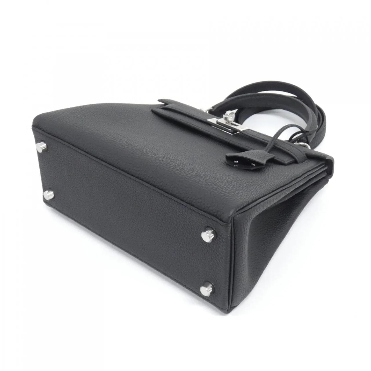 HERMES Kelly 044624CK Handbag Togo Black Togo Leather Unused - Thumbnail 3