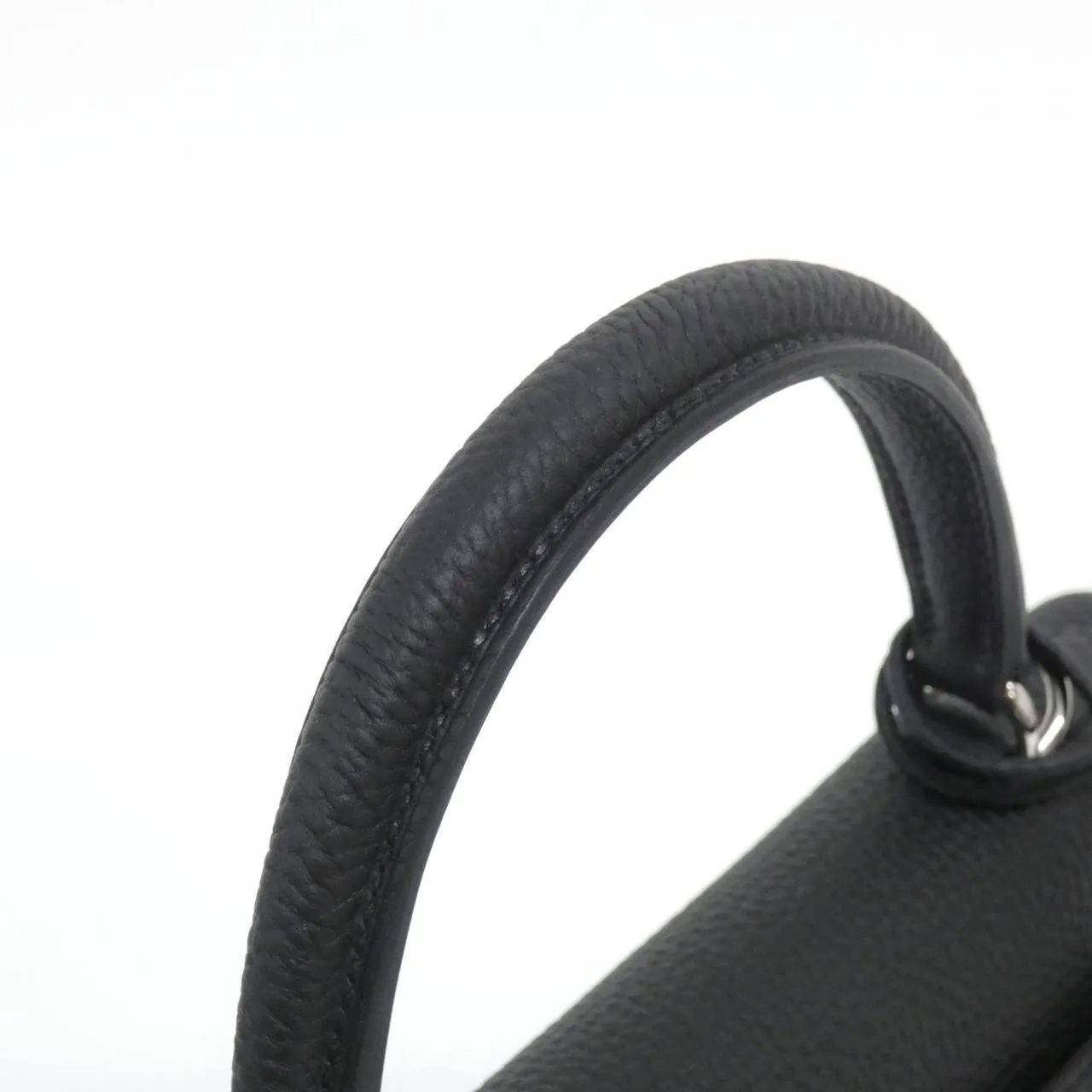 HERMES Kelly 044624CK Handbag Togo Black Togo Leather Unused - Thumbnail 5