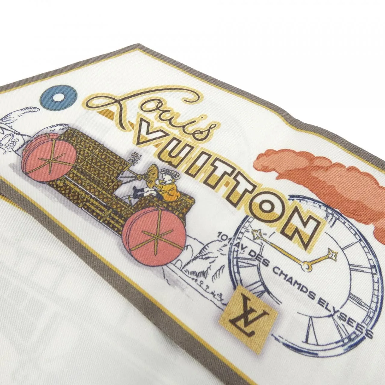 LOUIS VUITTON M75407 Scarf Taupe 中古品A - 縮圖 3