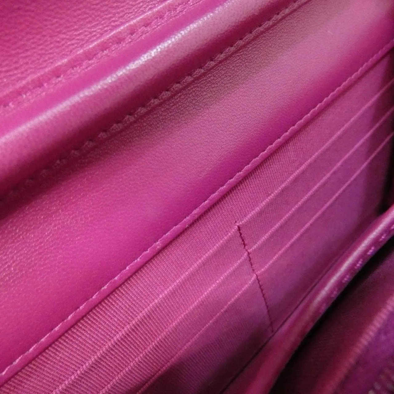 CHANEL Wallet on Chain AP0250 Wallet Cotton Black Cotton Rank A - Thumbnail 10