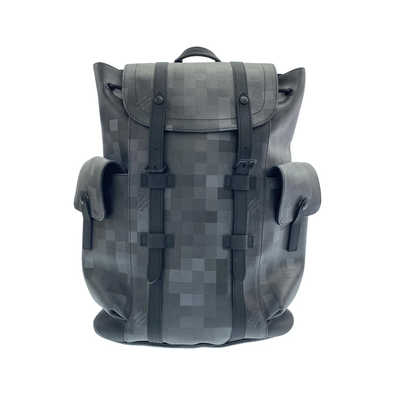 LOUIS VUITTON Christopher M14952 Backpack Canvas Black