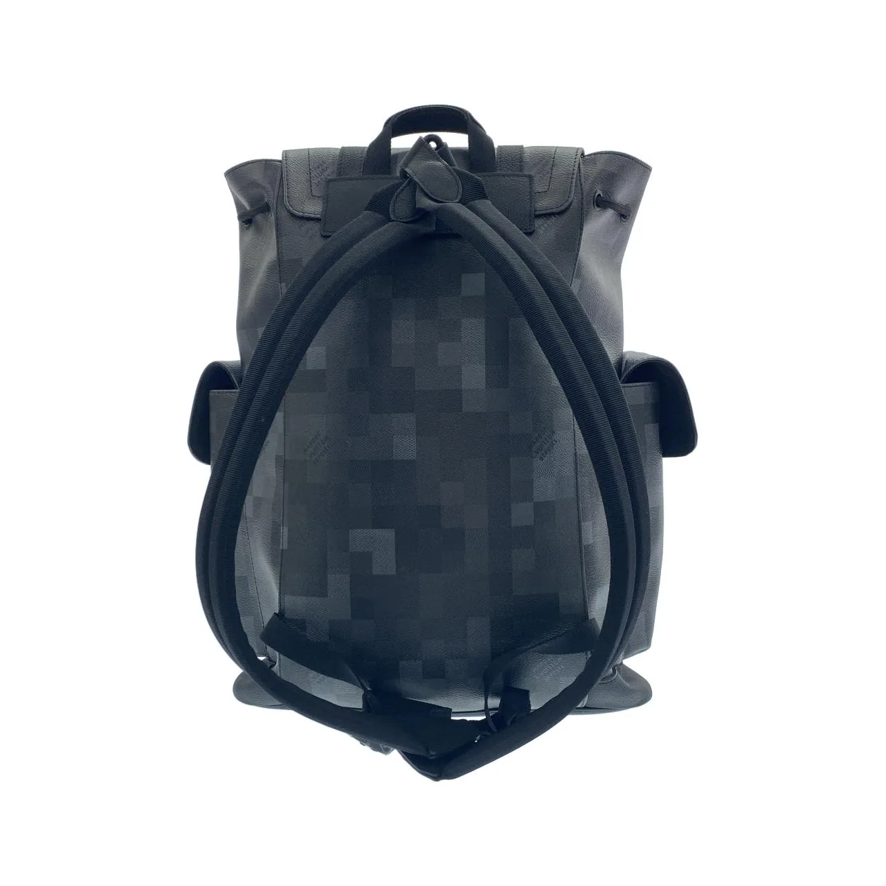 LOUIS VUITTON Christopher M14952 Backpack Canvas 黑色 帆布 中古品A - 縮圖 2