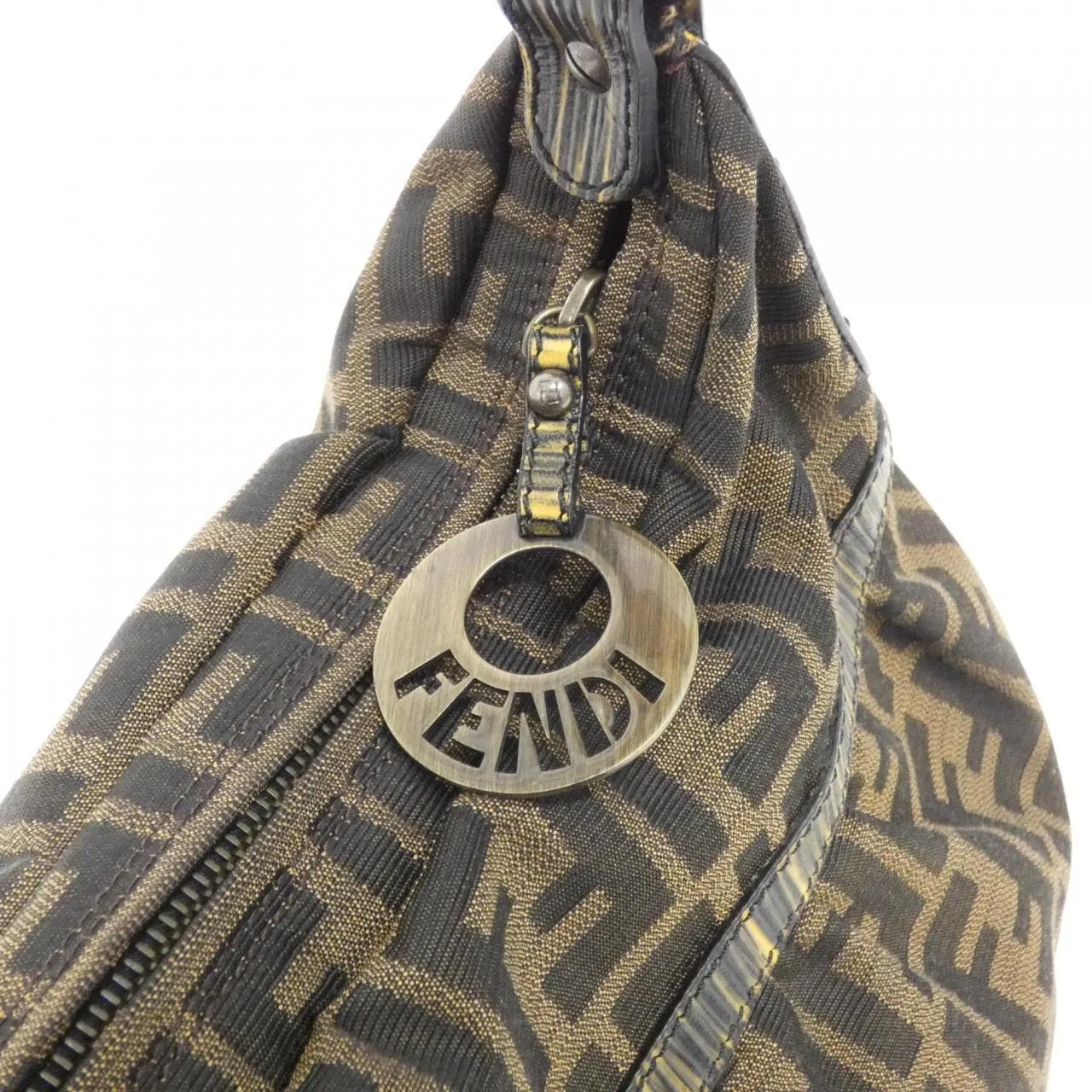 FENDI Baguette 8BR448 VUN Shoulder Canvas Black Canvas Rank A - Thumbnail 4