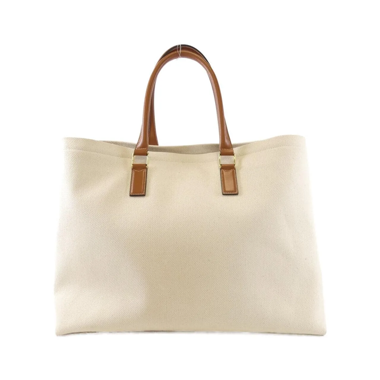 CELINE Cabas 190062DHW 手提包 帆布 黑色 帆布 中古品A - 縮圖 2