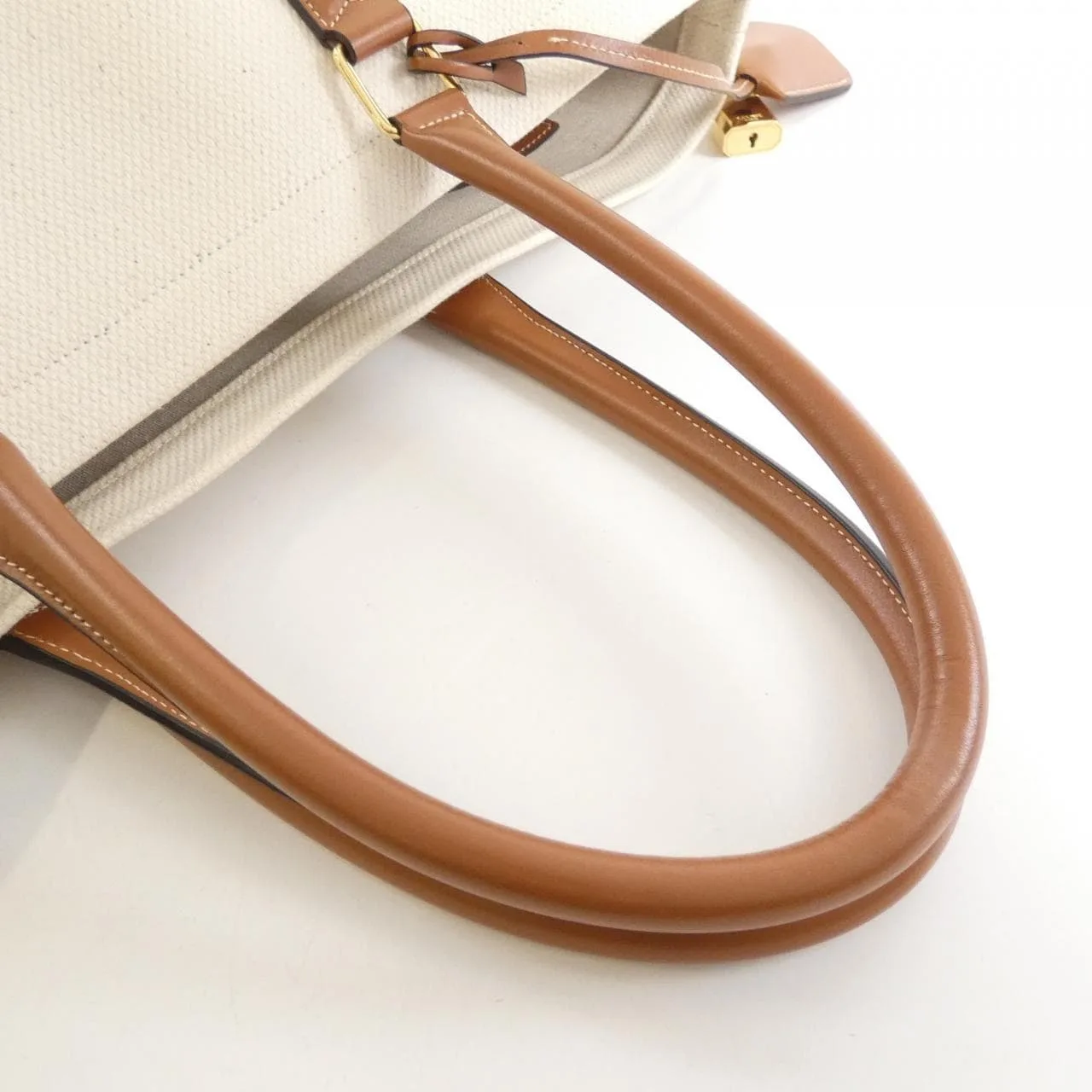 CELINE Cabas 190062DHW 手提包 帆布 黑色 帆布 中古品A - 縮圖 6