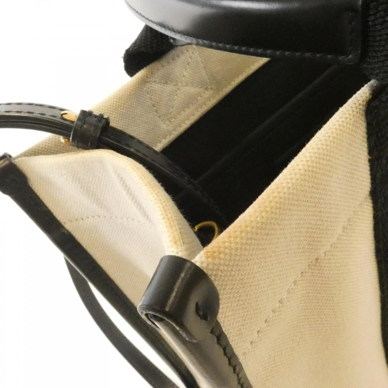 BALENCIAGA Le Cagole 671402 2HHAM Tote Canvas 黑色 帆布 中古品A - 縮圖 4