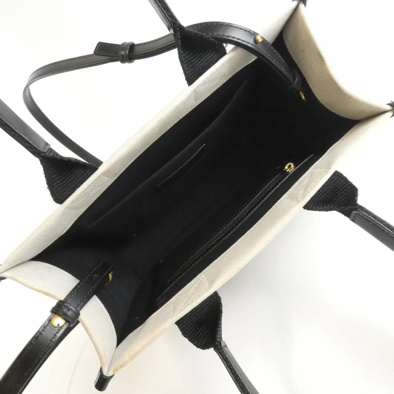 BALENCIAGA Le Cagole 671402 2HHAM Tote Canvas 黑色 帆布 中古品A - 縮圖 8