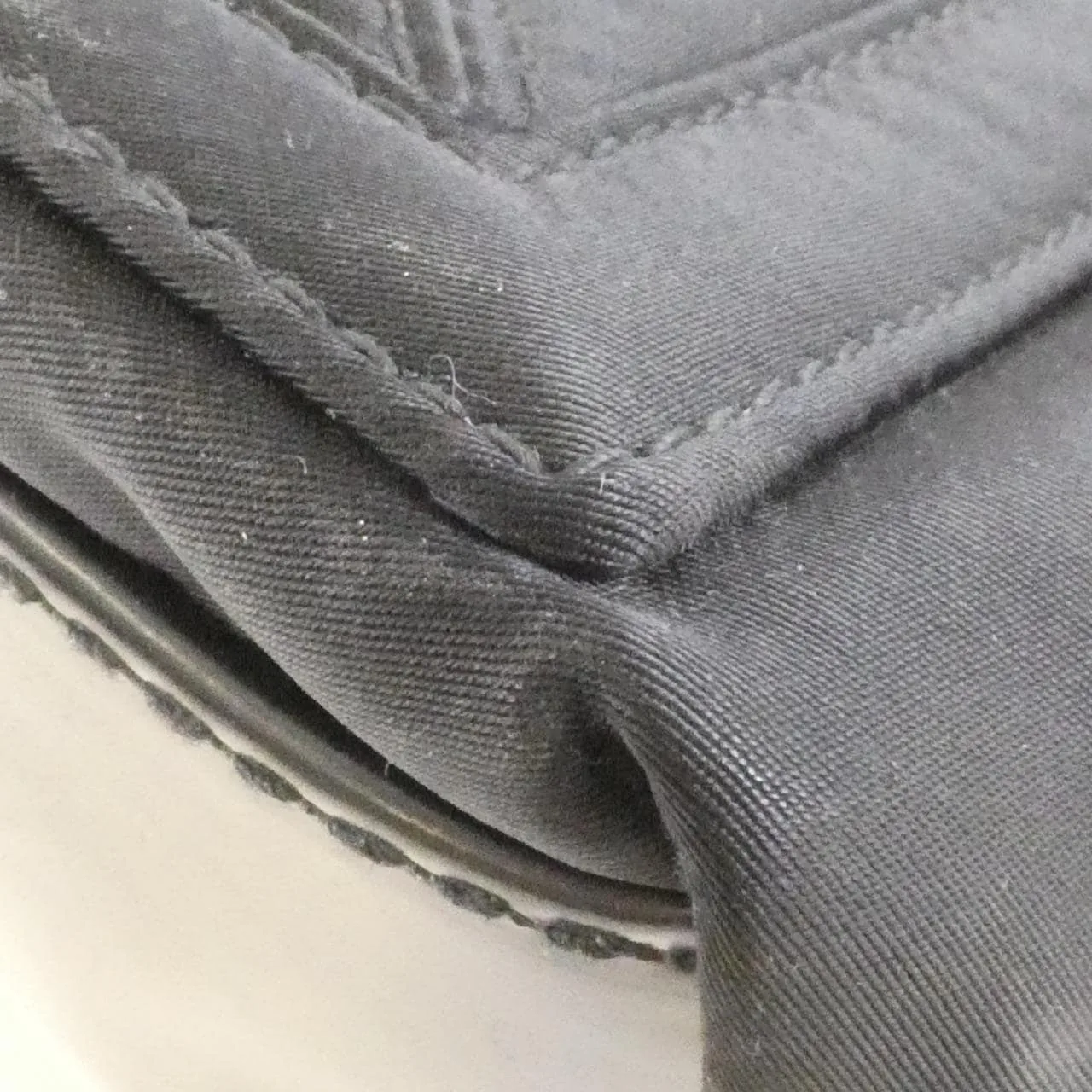 BALENCIAGA 339933 210K4 Handbag Nylon 深藍色 尼龍 中古品A - 縮圖 4