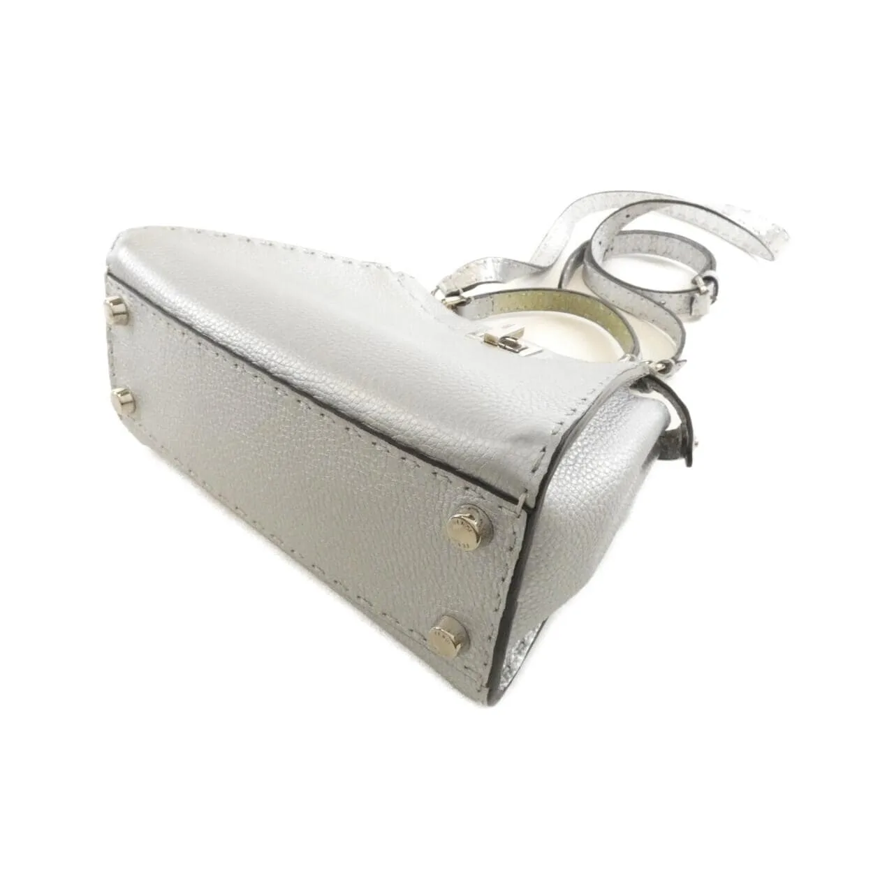 FENDI Peekaboo 8BN244 5QG Handbag 黑色 中古品B - 縮圖 2