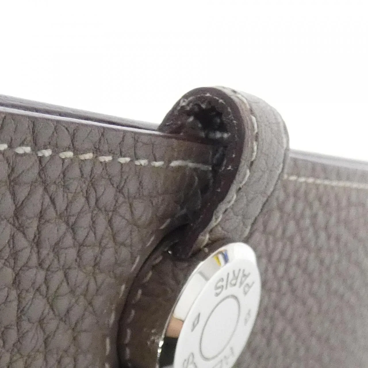 HERMES 043070CK Wallet Togo Etoupe Togo Leather Rank A - Thumbnail 6