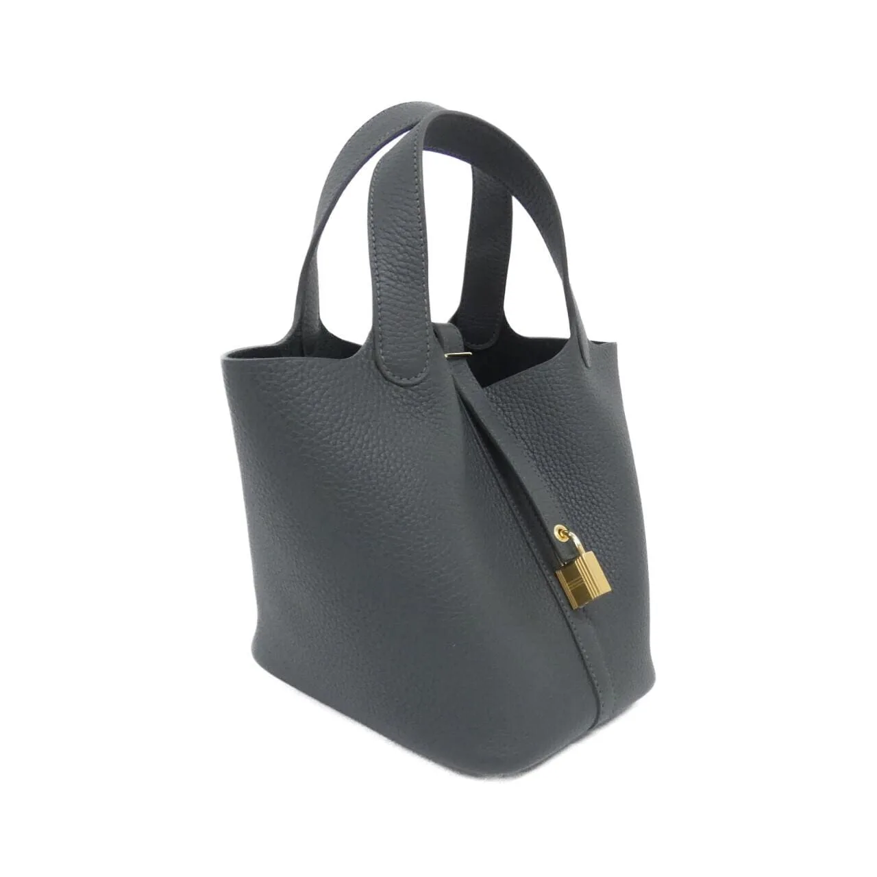 HERMES Picotin 056289CC Handbag Clemence