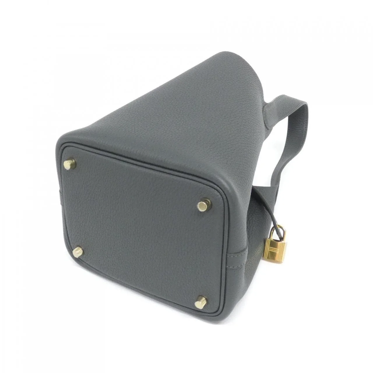 HERMES Picotin 056289CC Handbag Clemence Clemence Leather Unused - Thumbnail 2