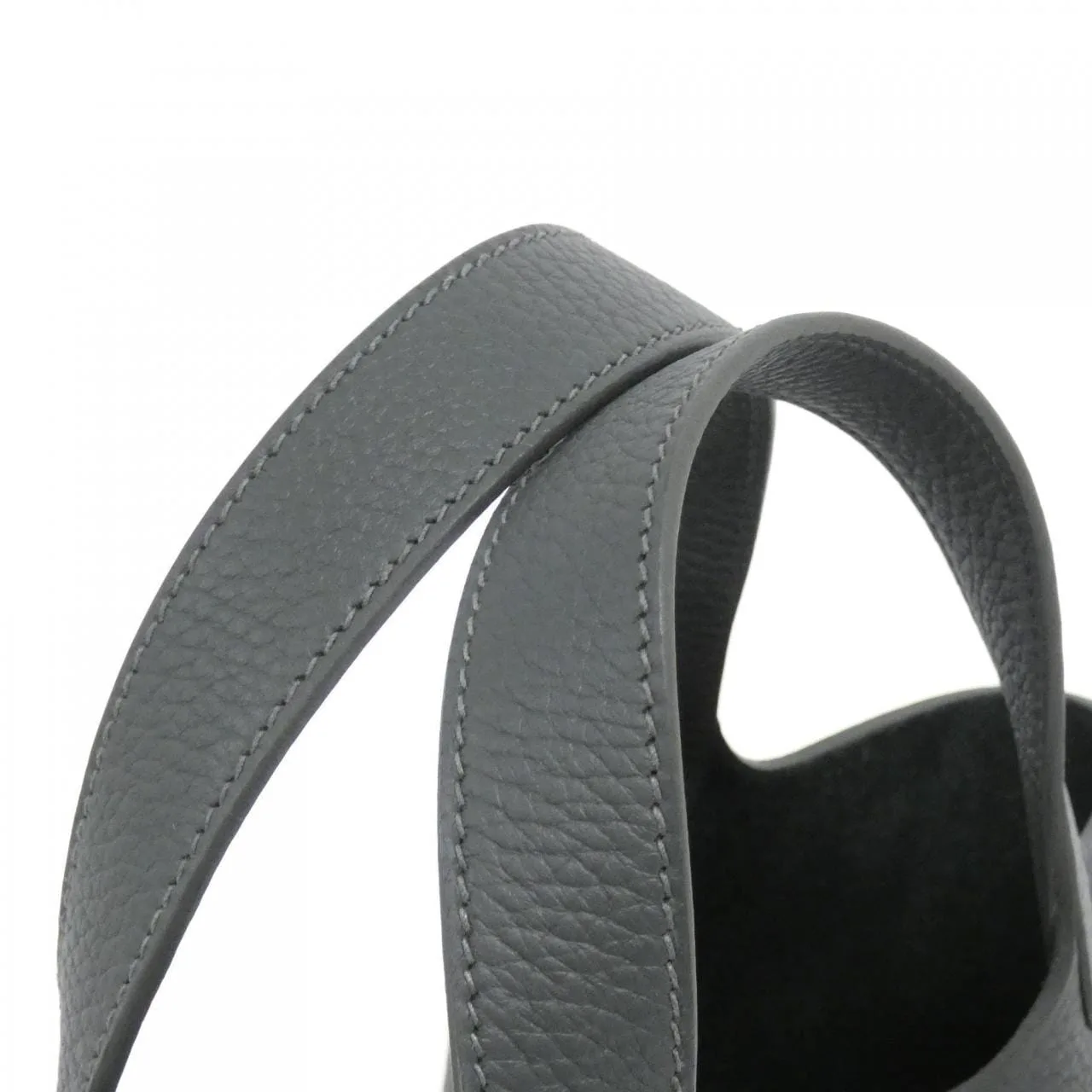 HERMES Picotin 056289CC Handbag Clemence Clemence Leather Unused - Thumbnail 4