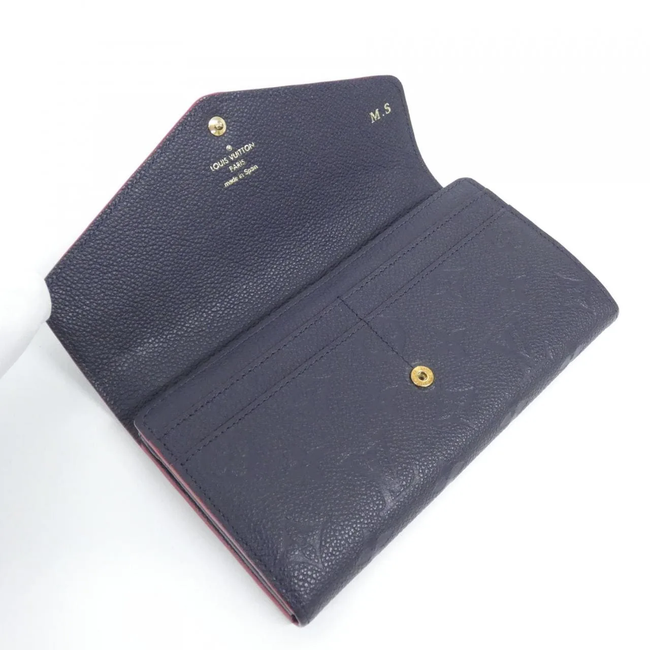 LOUIS VUITTON M62125 Wallet Monogram Rouge Monogram 中古品A - 縮圖 4