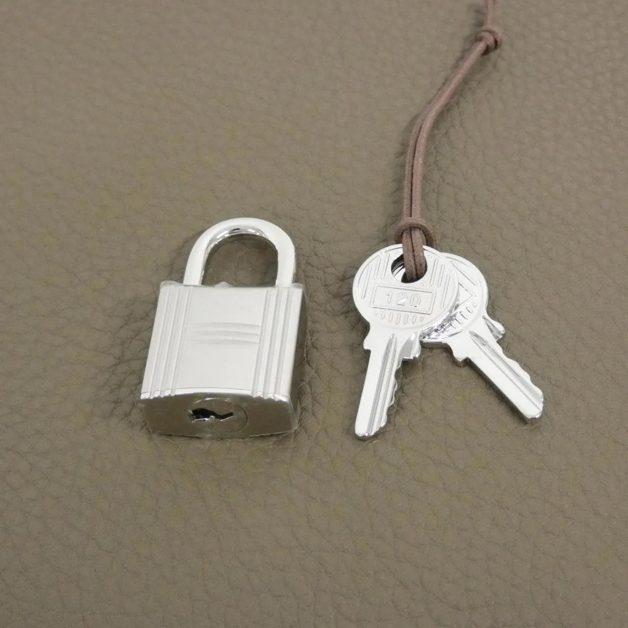 HERMES Picotin 056289CK Handbag Clemence Etoupe Clemence Leather Unused - Thumbnail 3