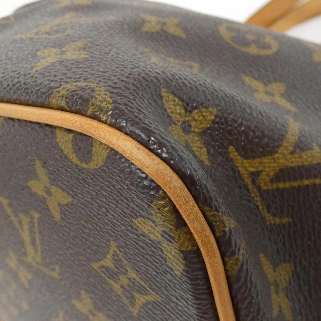 LOUIS VUITTON M40145 Handbag Monogram 黑色 Monogram 中古品A - 縮圖 3