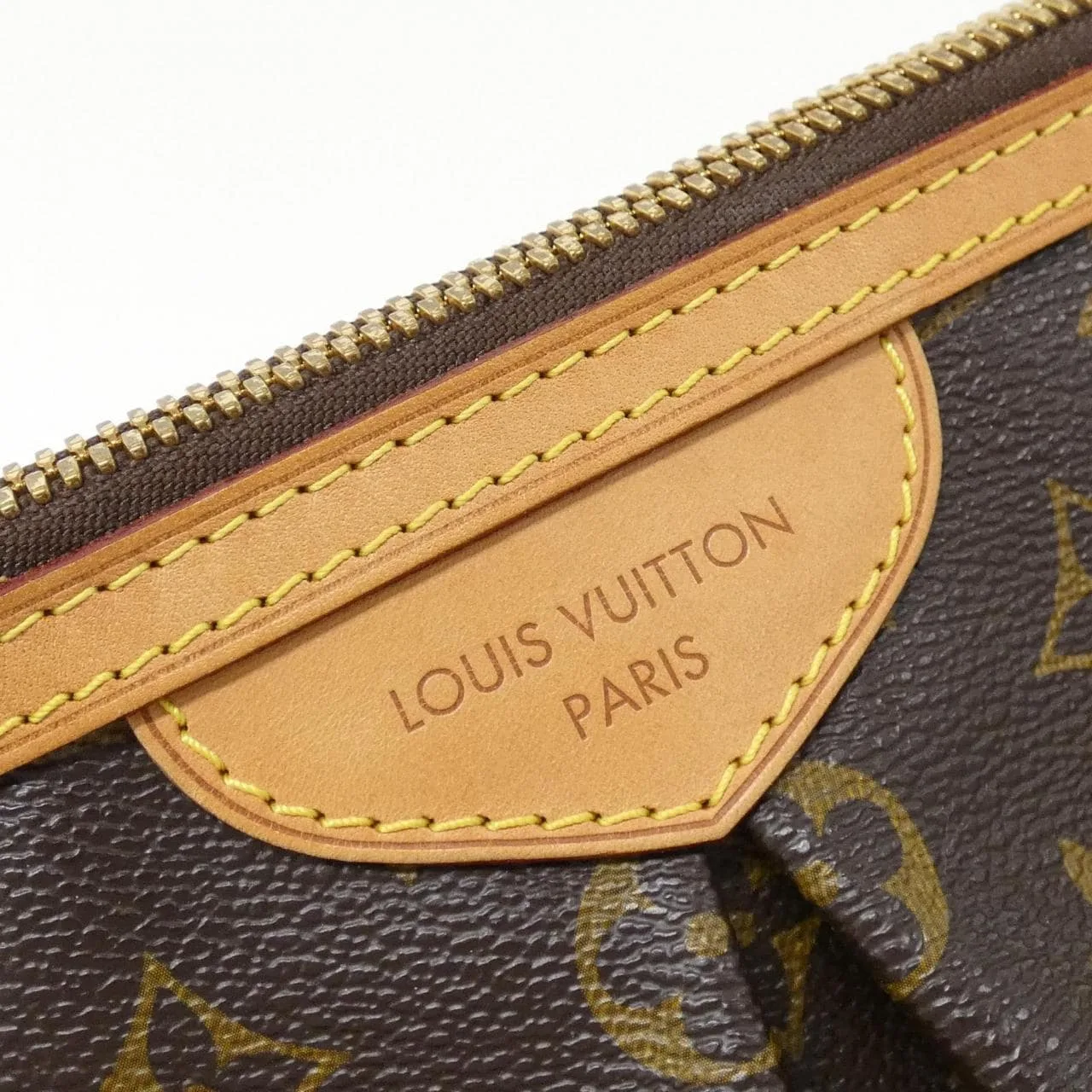 LOUIS VUITTON M40145 Handbag Monogram 黑色 Monogram 中古品A - 縮圖 5
