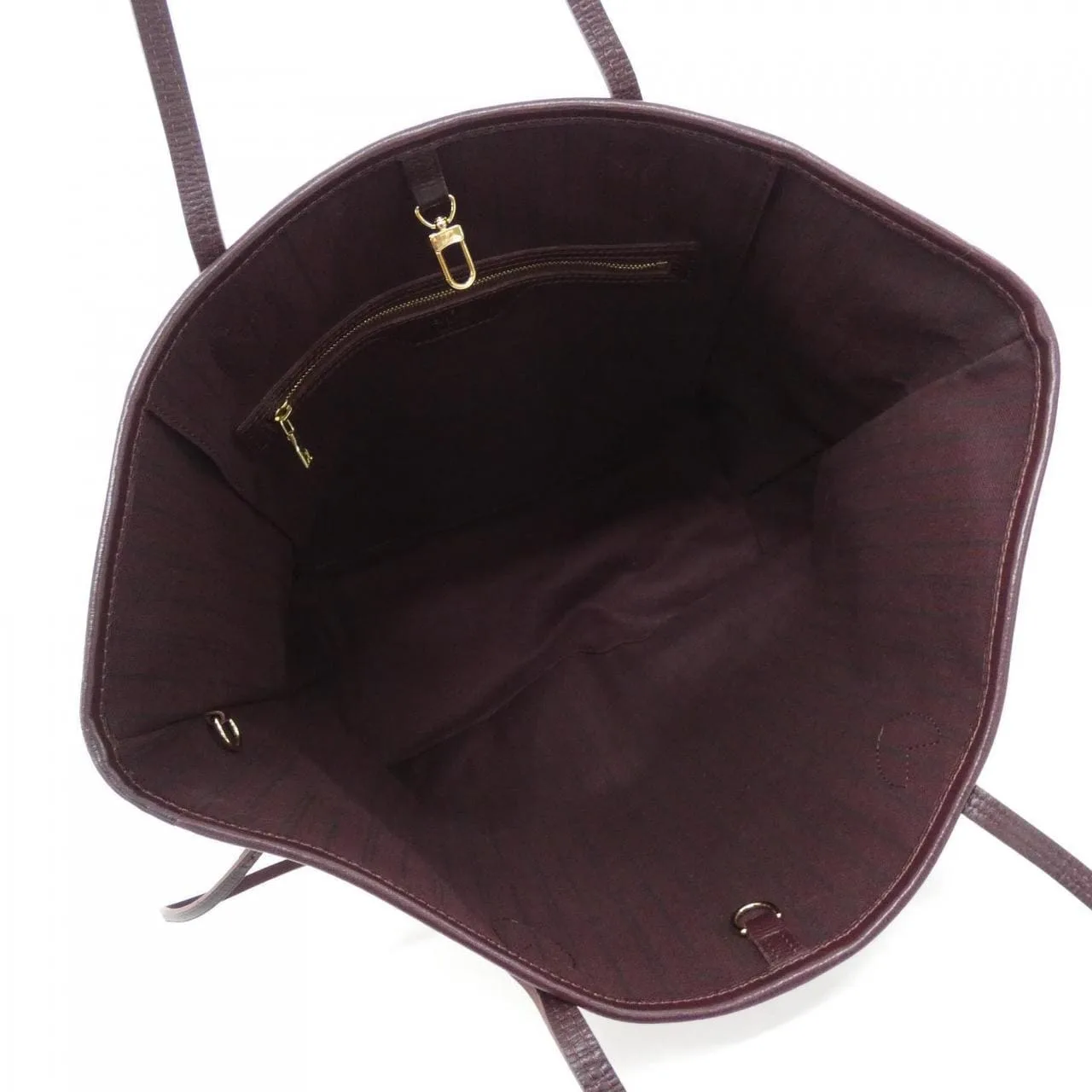 LOUIS VUITTON Neverfull M40515 Tote Monogram 黑色 Monogram 中古品A - 縮圖 6