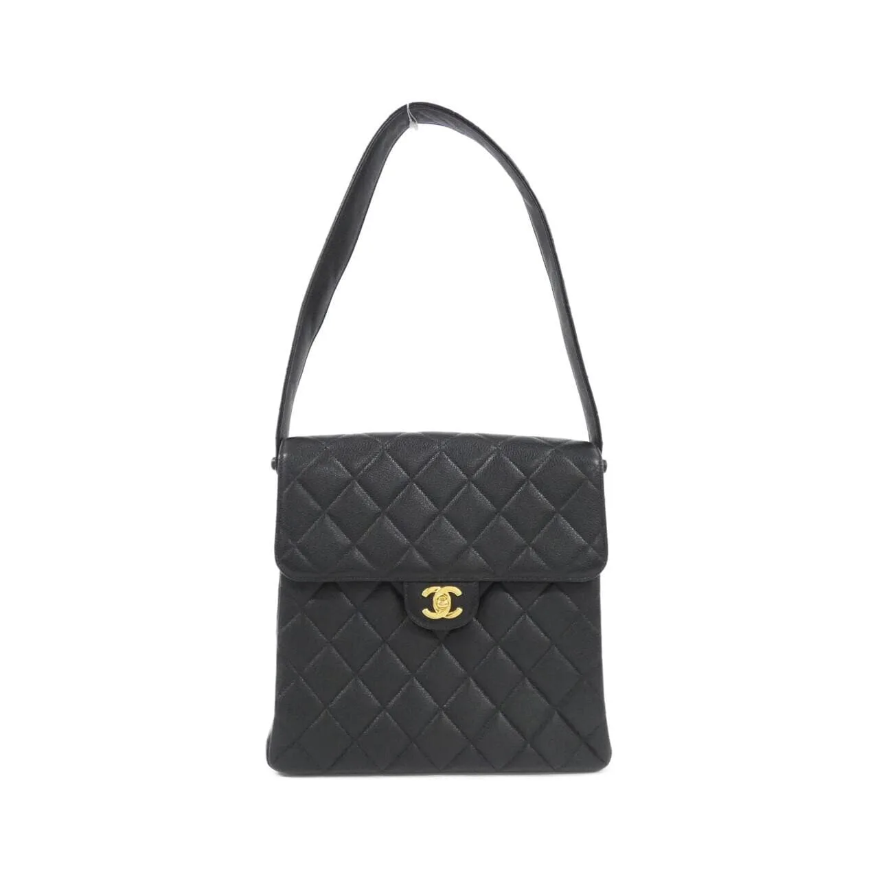 CHANEL Shoulder Grained Calfskin