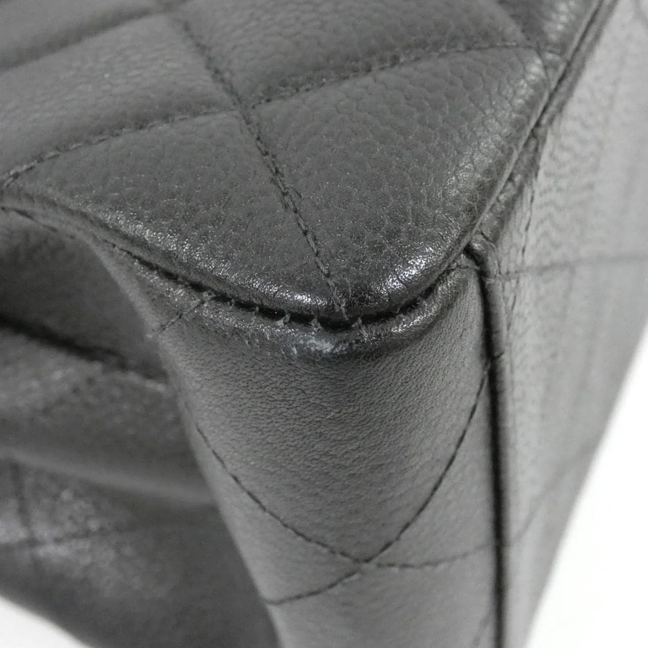 CHANEL Shoulder Grained Calfskin
