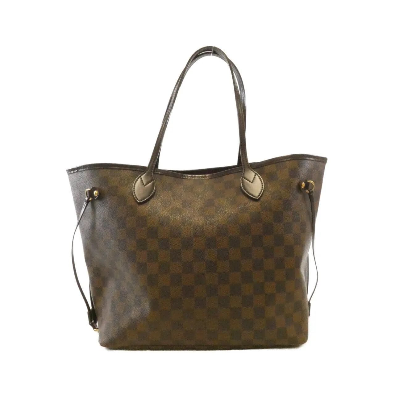LOUIS VUITTON Neverfull N51105 Tote Damier Black