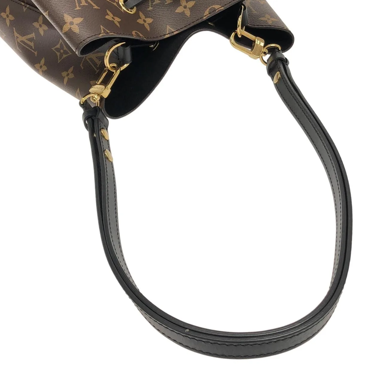 LOUIS VUITTON M44020 Shoulder Monogram 黑色 Monogram 中古品A - 縮圖 5