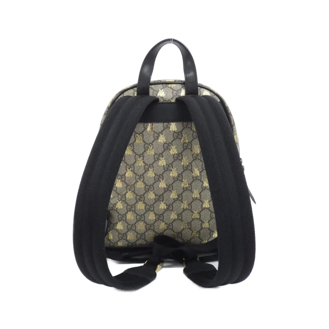 GUCCI 427042 9N0AG Backpack Canvas 黑色 帆布 中古品A - 縮圖 2