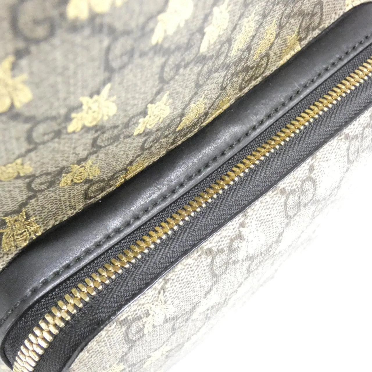 GUCCI 427042 9N0AG Backpack Canvas 黑色 帆布 中古品A - 縮圖 4