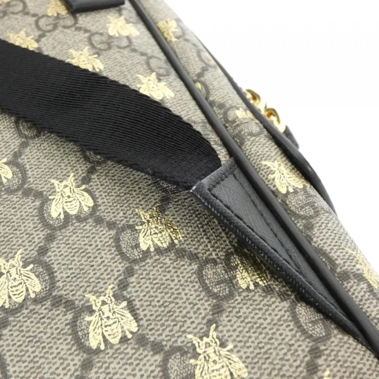 GUCCI 427042 9N0AG Backpack Canvas 黑色 帆布 中古品A - 縮圖 7