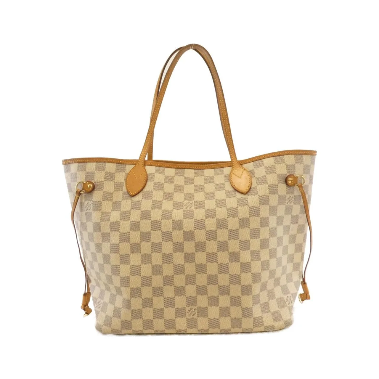 LOUIS VUITTON Neverfull N51107 Tote Damier Black