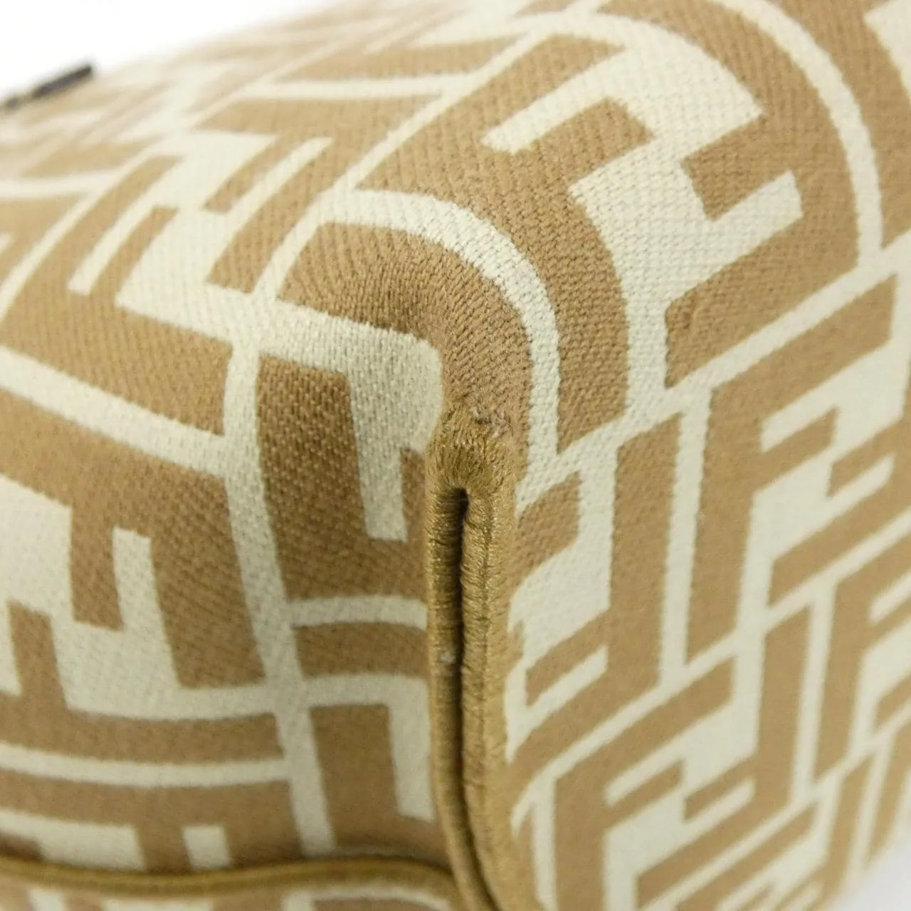 FENDI Sunshine Shopper 8BH424 AS86 Handbag Canvas 黑色 帆布 中古品A - 縮圖 3