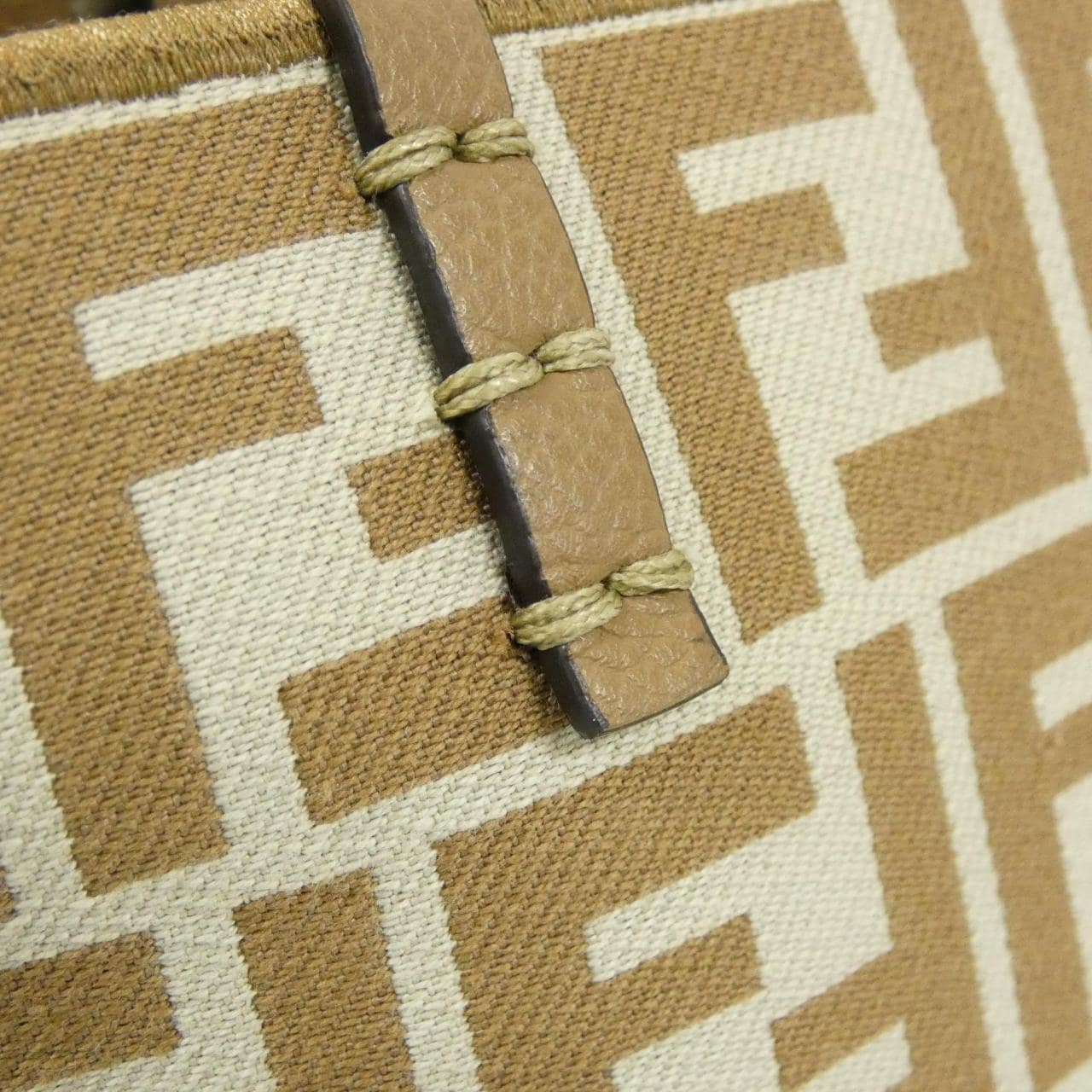 FENDI Sunshine Shopper 8BH424 AS86 Handbag Canvas 4