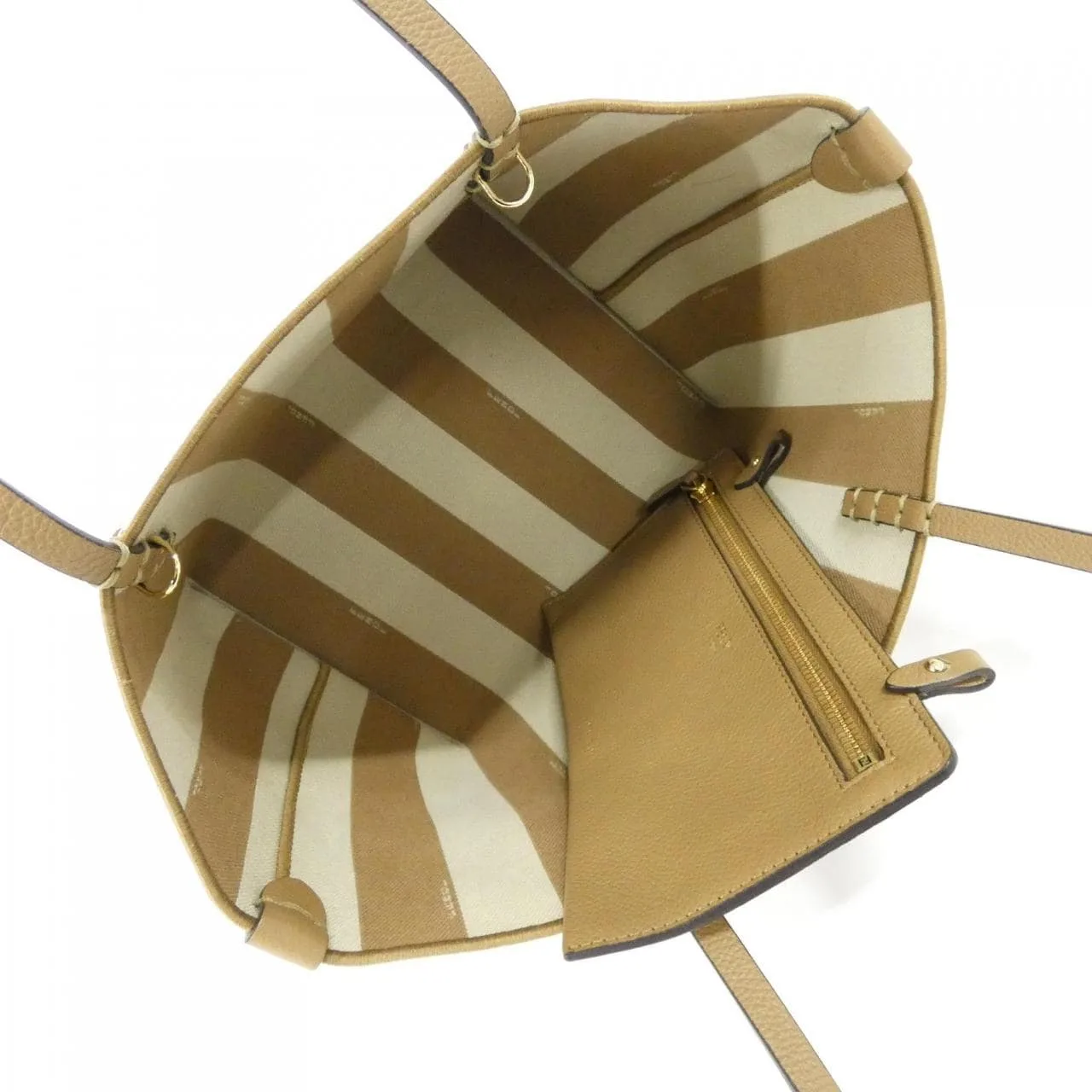 FENDI Sunshine Shopper 8BH424 AS86 Handbag Canvas 黑色 帆布 中古品A - 縮圖 8