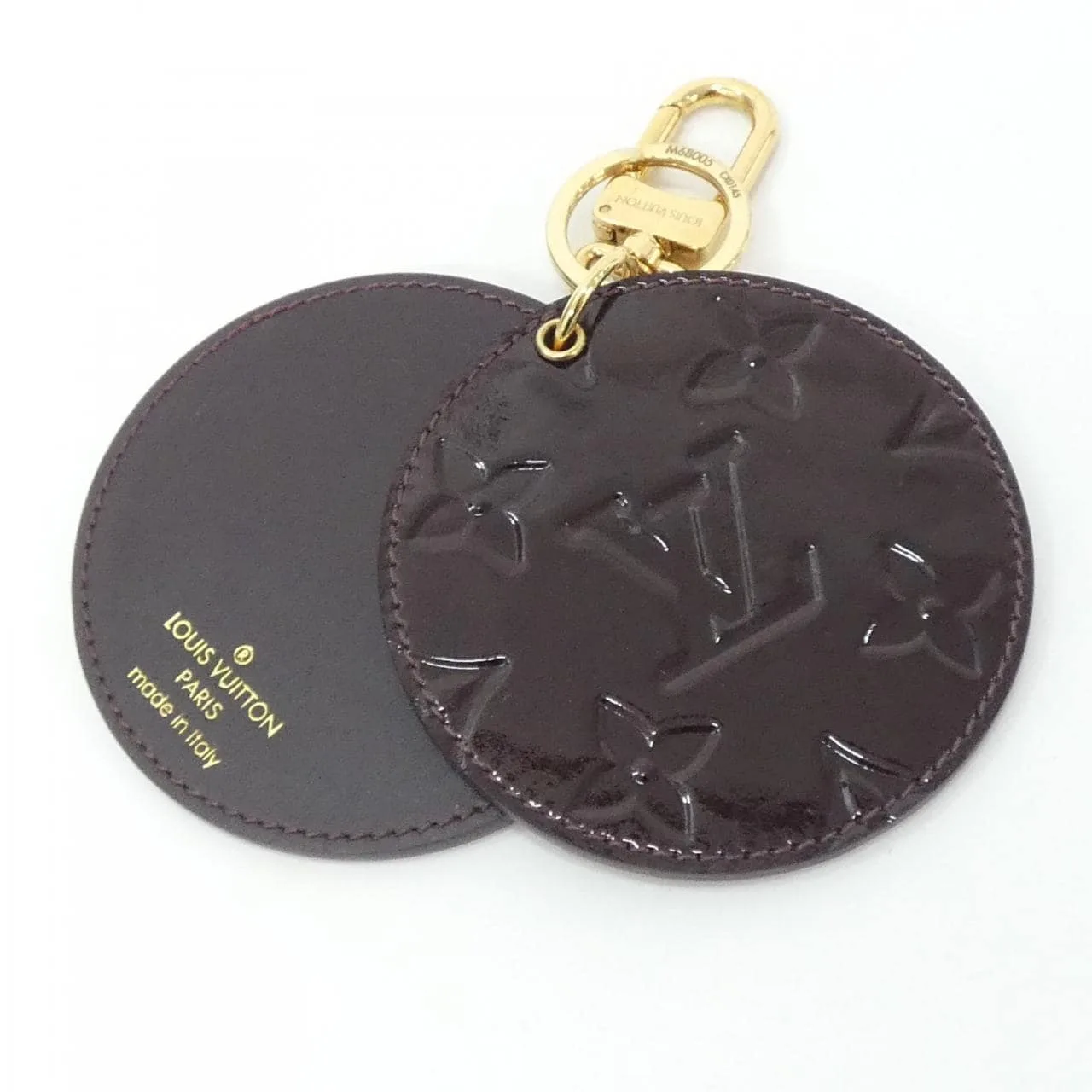 LOUIS VUITTON M68005 Key Case Vernis 黑色 Vernis 中古品A - 縮圖 3