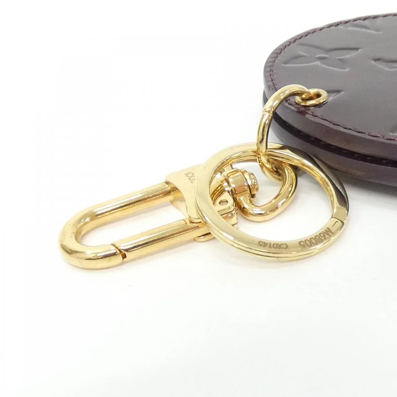 LOUIS VUITTON M68005 Key Case Vernis 黑色 Vernis 中古品A - 縮圖 6