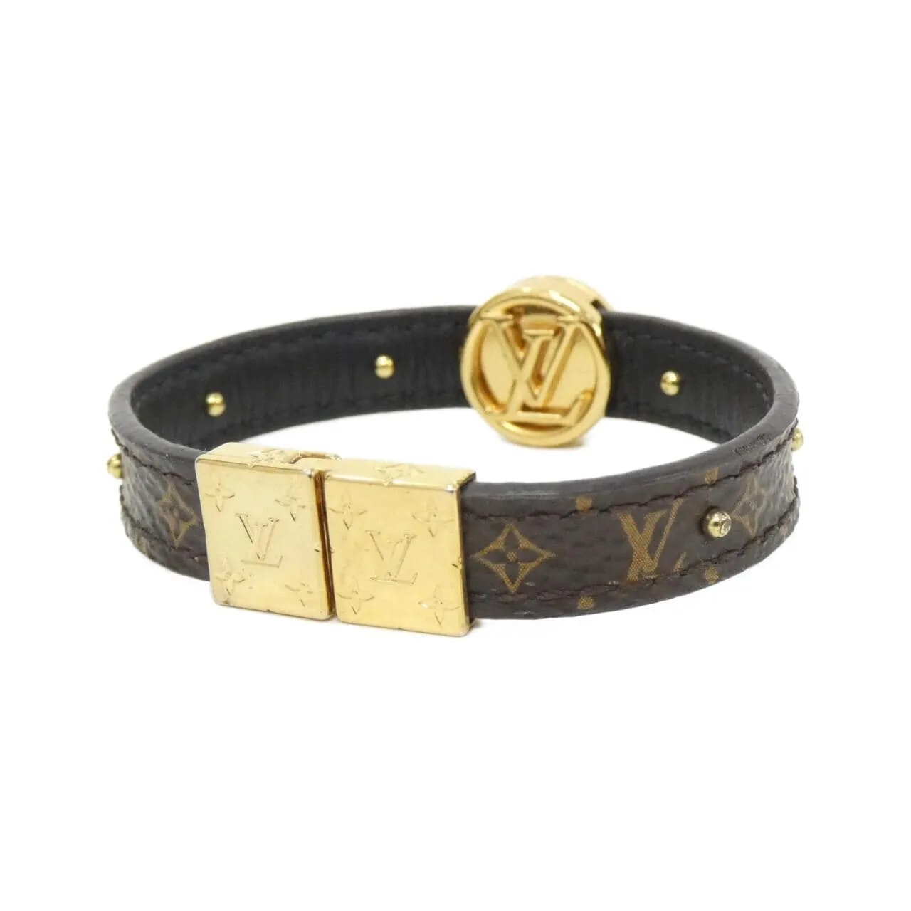 LOUIS VUITTON M6173F Accessories Monogram 黑色 Monogram 中古品A - 縮圖 2