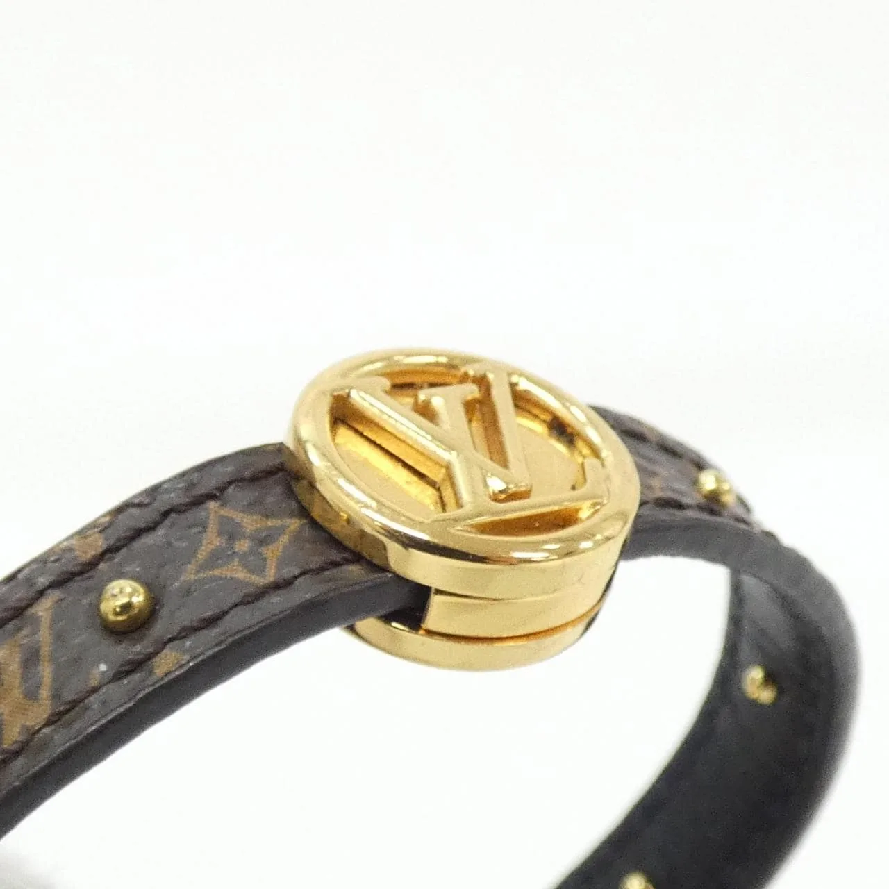 LOUIS VUITTON M6173F Accessories Monogram 黑色 Monogram 中古品A - 縮圖 3