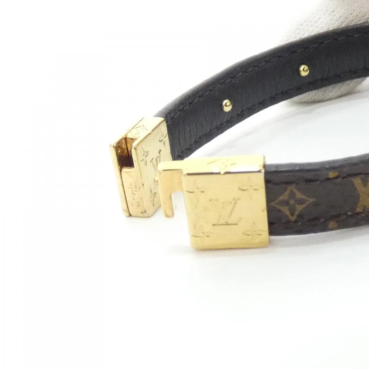 LOUIS VUITTON M6173F Accessories Monogram 黑色 Monogram 中古品A - 縮圖 5