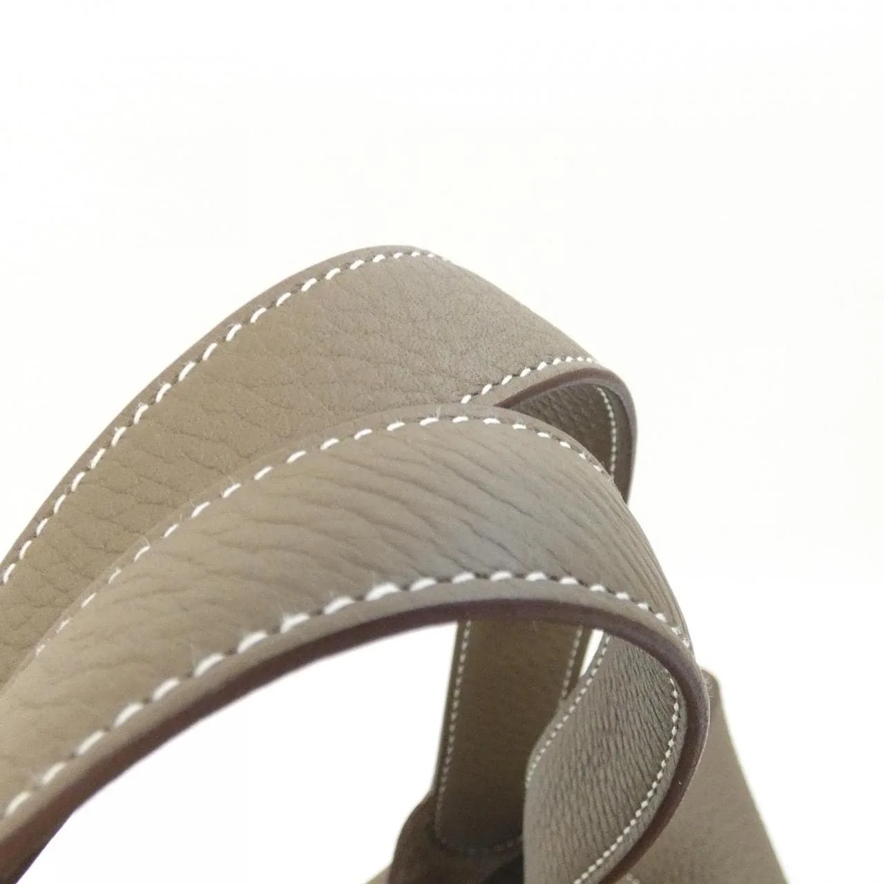 HERMES Picotin 060991CK Handbag Clemence Etoupe Clemence 皮 中古品A - 縮圖 4