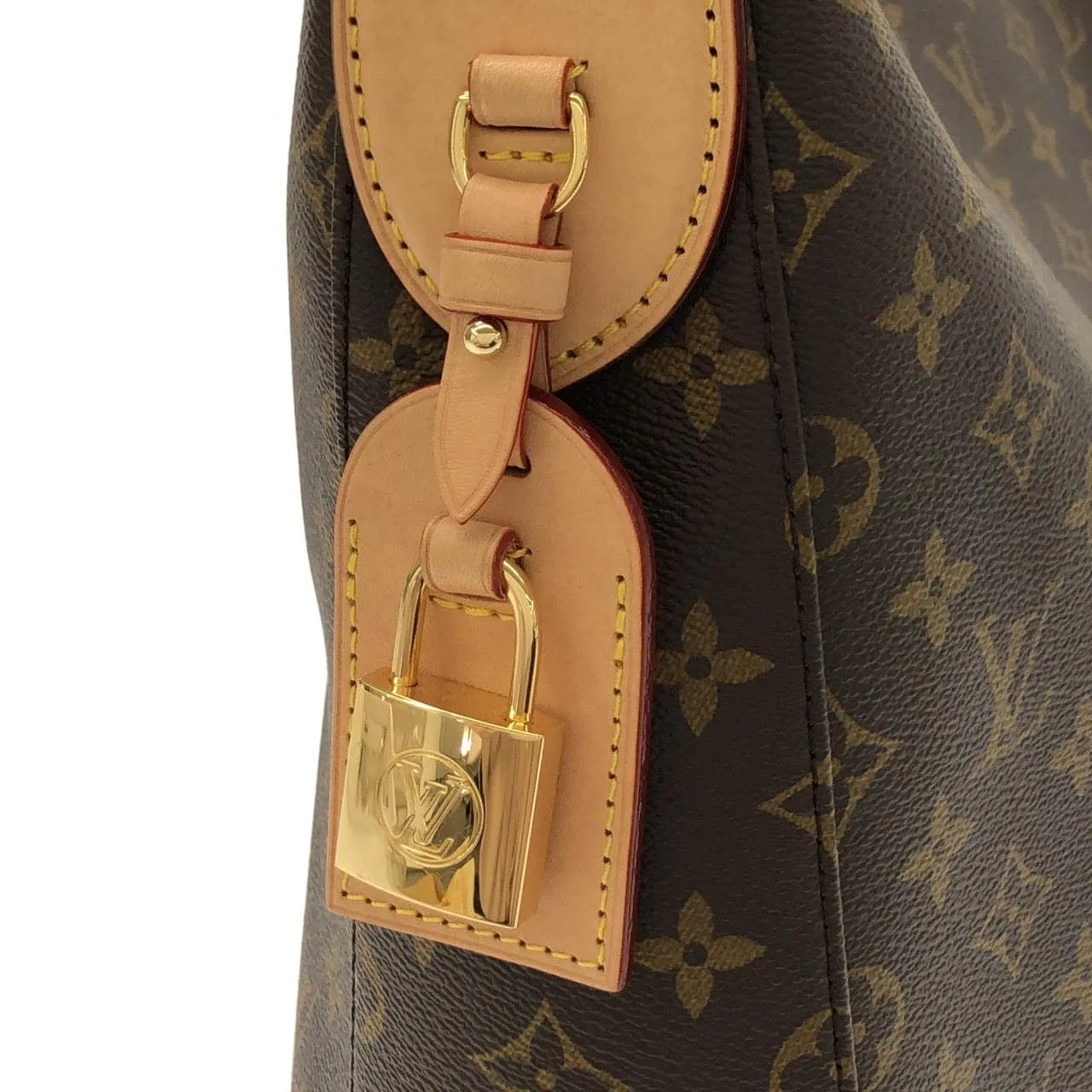 LOUIS VUITTON M12098 Shoulder Monogram 黑色 Monogram 中古品A - 縮圖 3